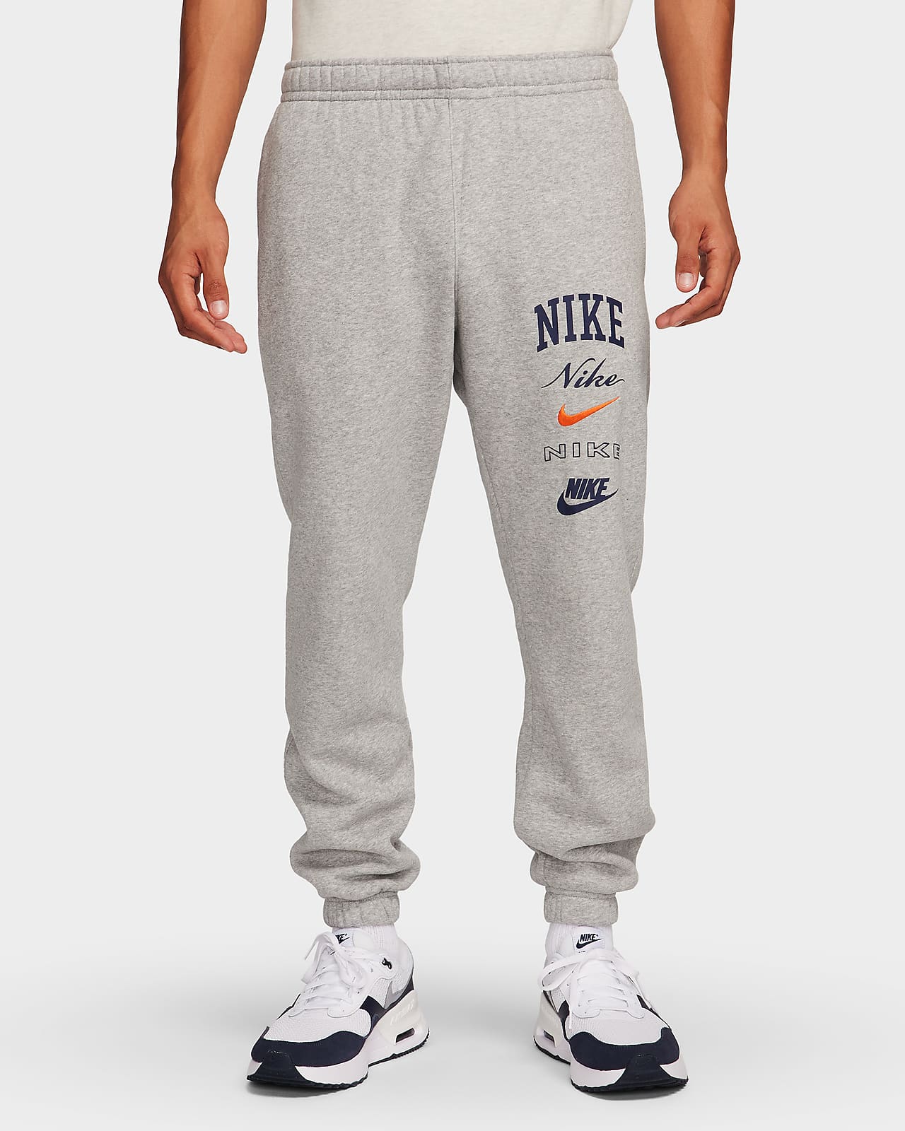 Мужские брюки Nike Club Fleece серые