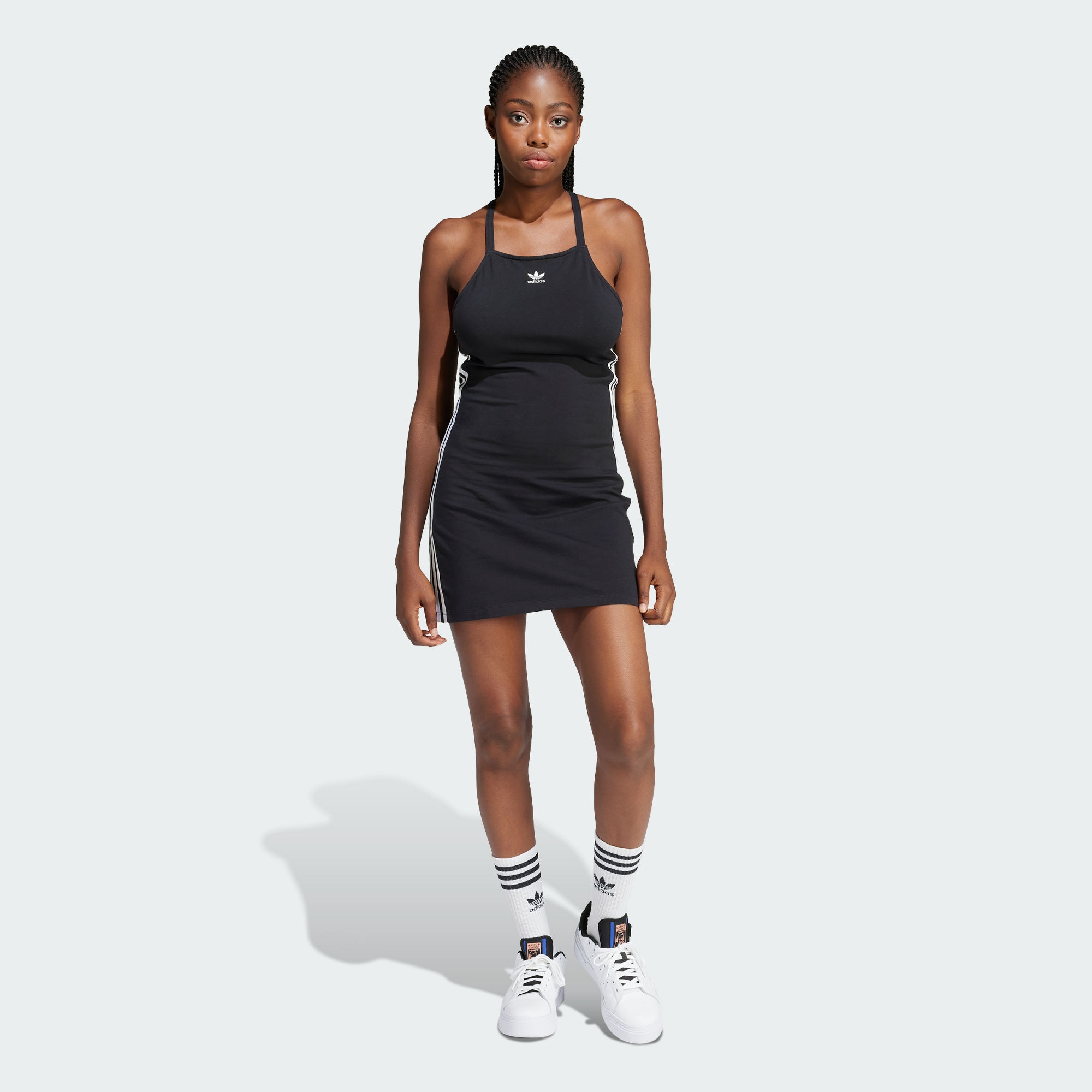 Женское платье  adidas ADICOLOR 3-STRIPES MINI DRESS IU2426