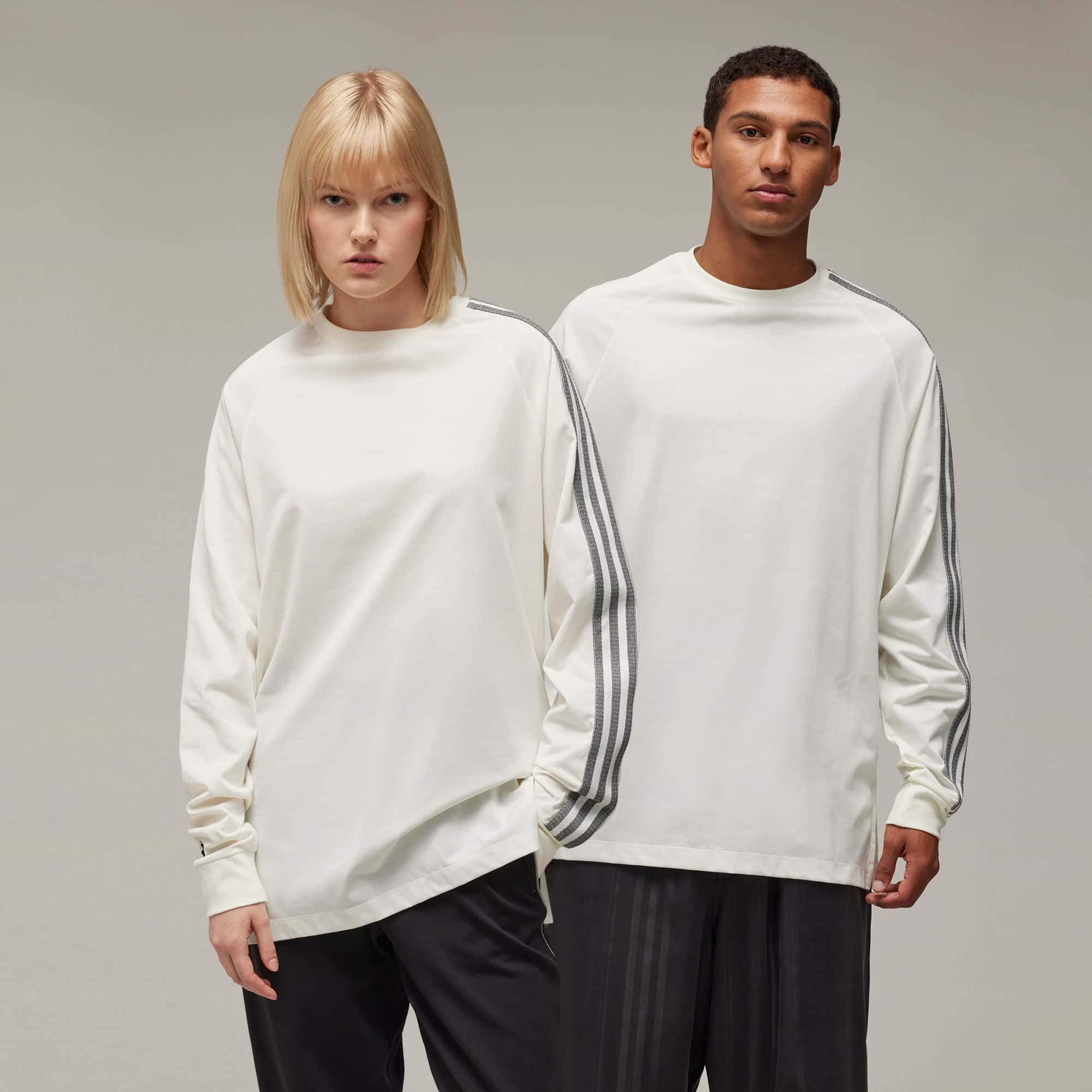 Мужская футболка adidas 3-STRIPES LONG SLEEVE TEE