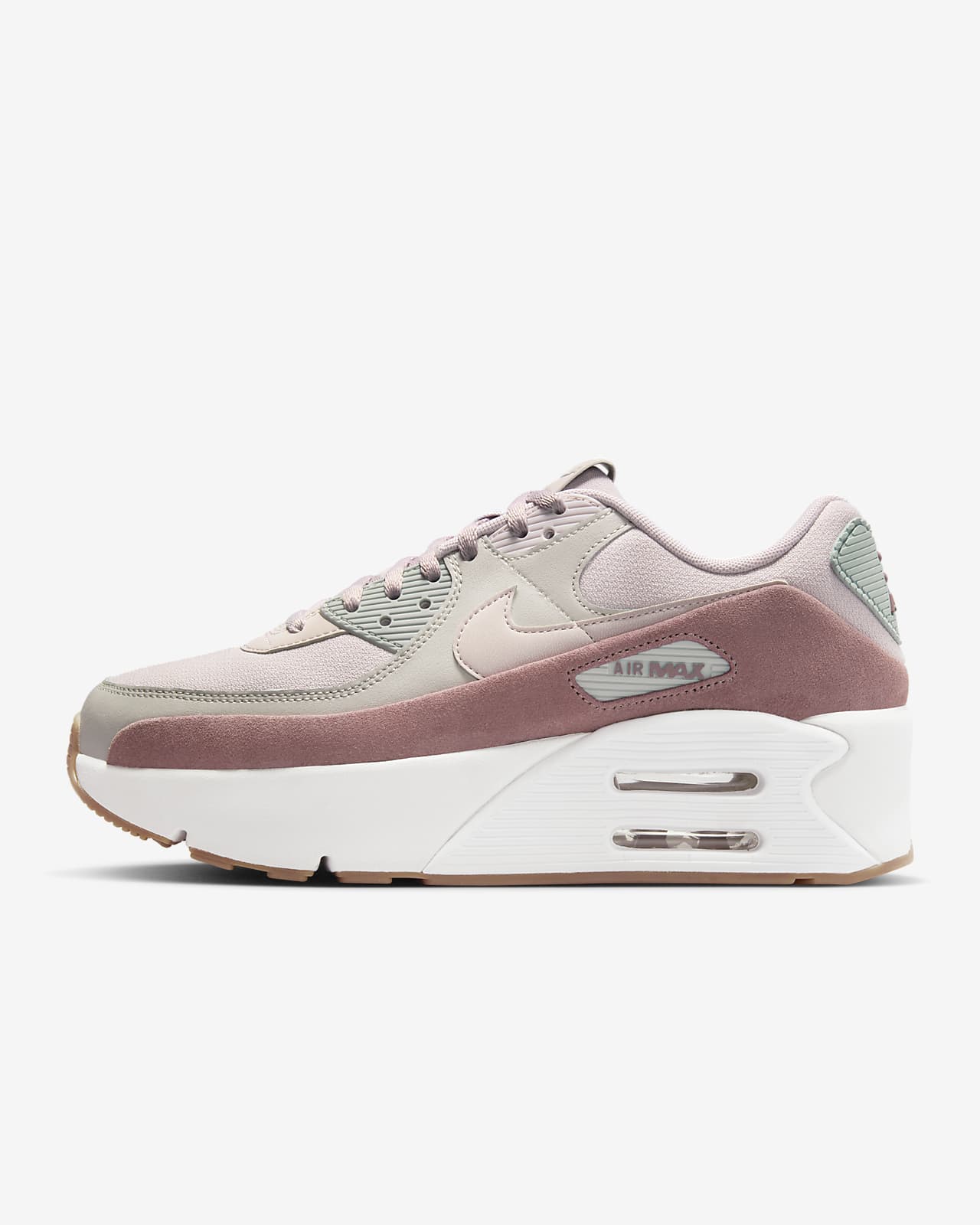 Женские кроссовки Nike Air Max 90 LV8 серые