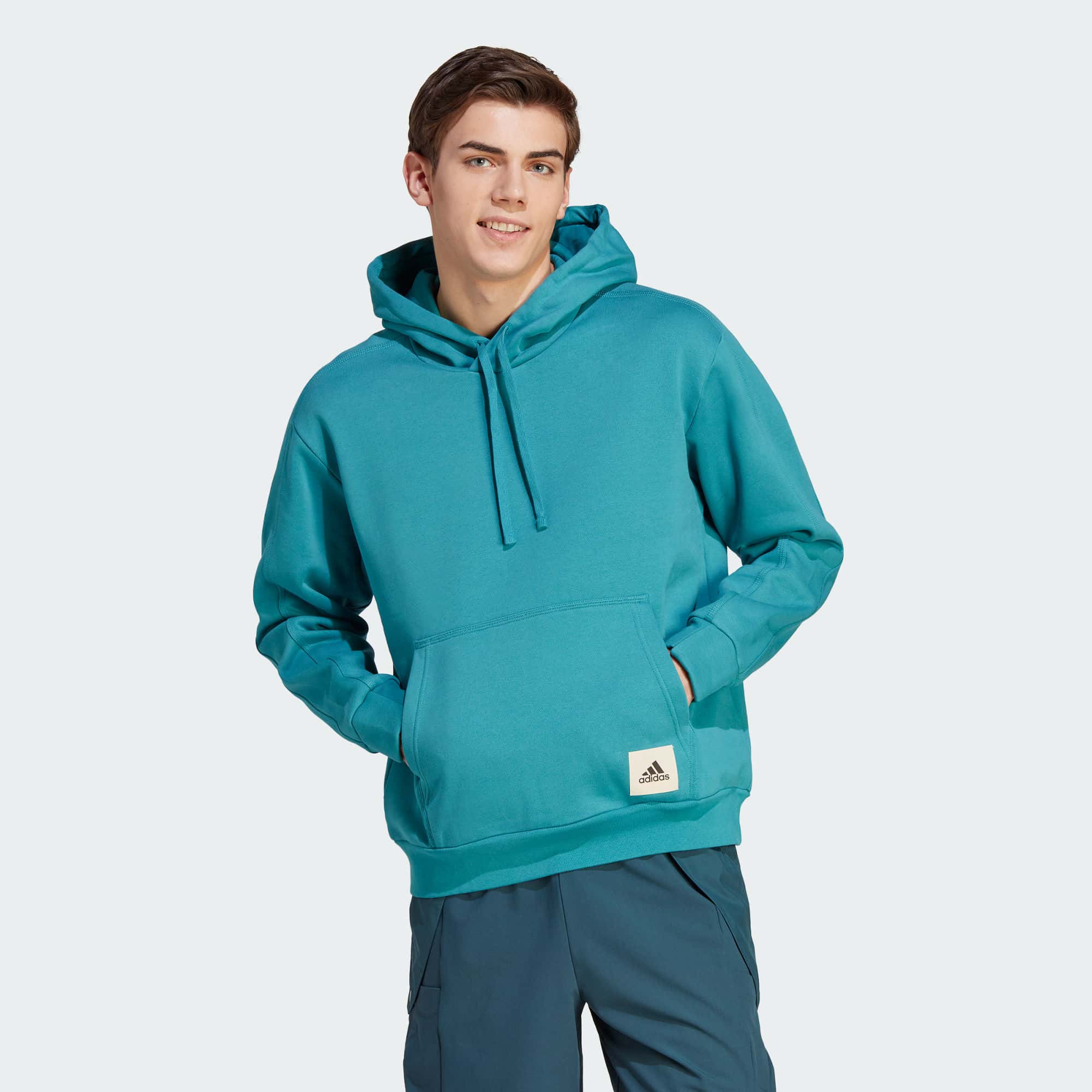 Мужское худи adidas LOUNGE FLEECE HOODIE