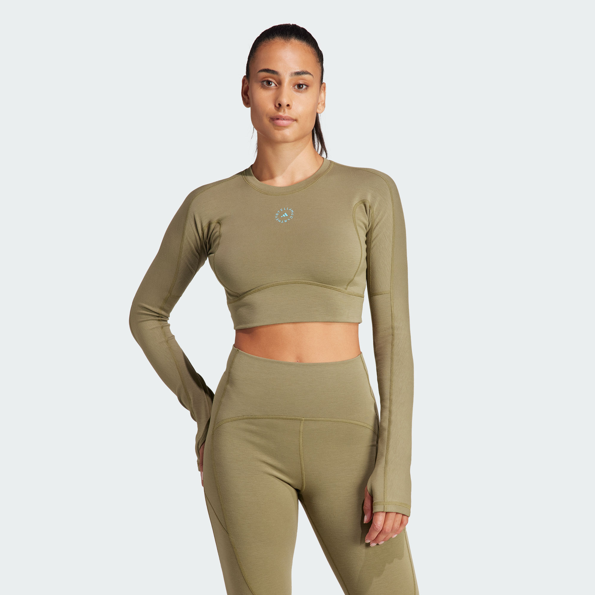 Женский свитшот adidas TRUESTRENGTH CROPPED LONG SLEEVE