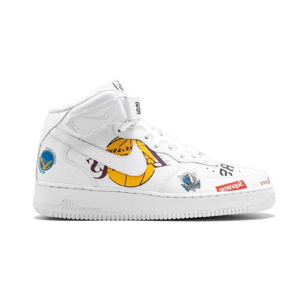 Кроссовки Nike Air Force 1 Mid Supreme NBA White