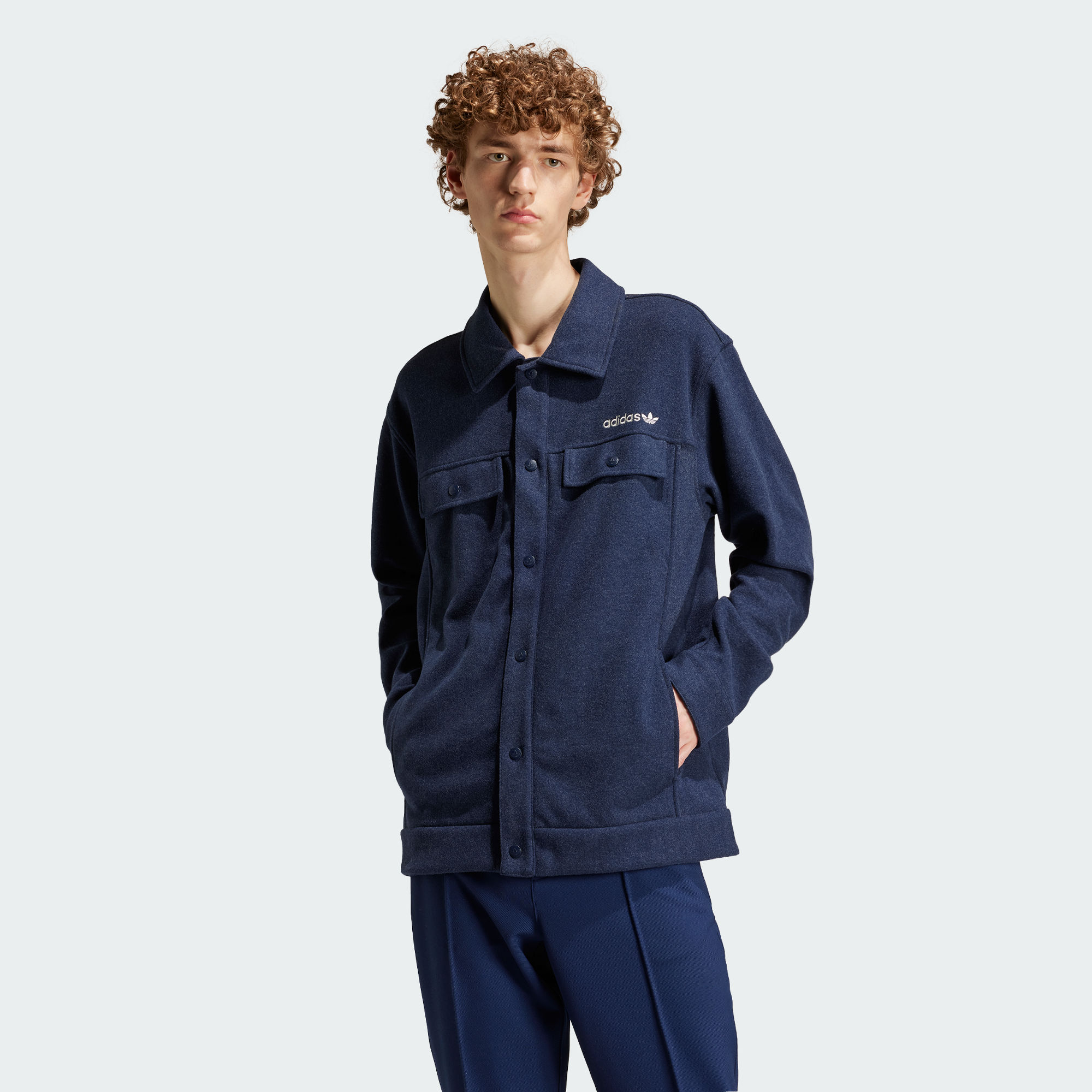 Мужская рубашка adidas PREMIUM OVERSHIRT IS2045