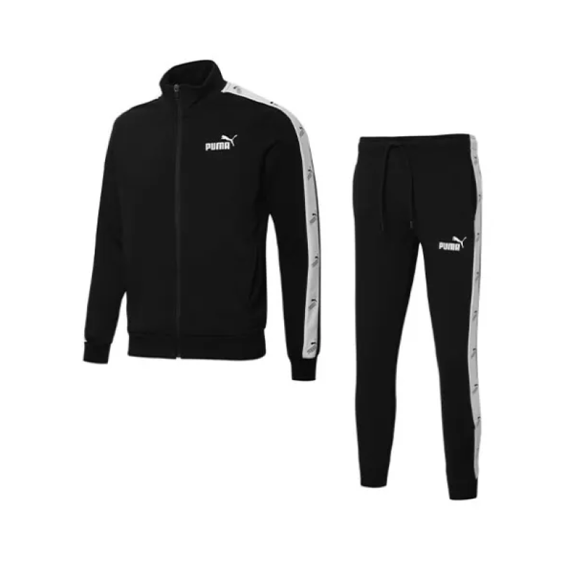 Мужской спортивный костюм Puma Men Casual Sportswear Black/White