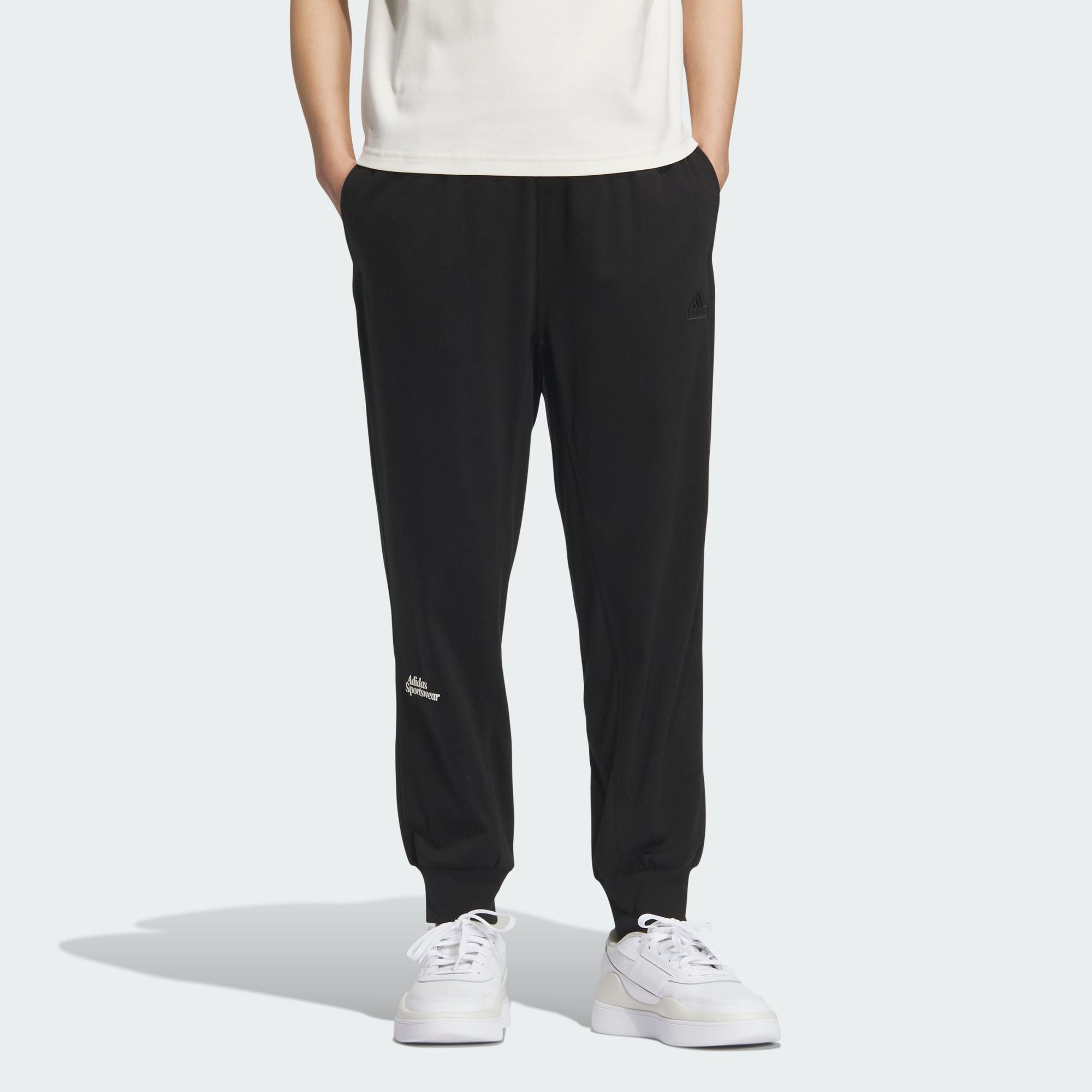 Женские брюки adidas 5 MILES LOUNGE SILKY TOUCH PANTS черные