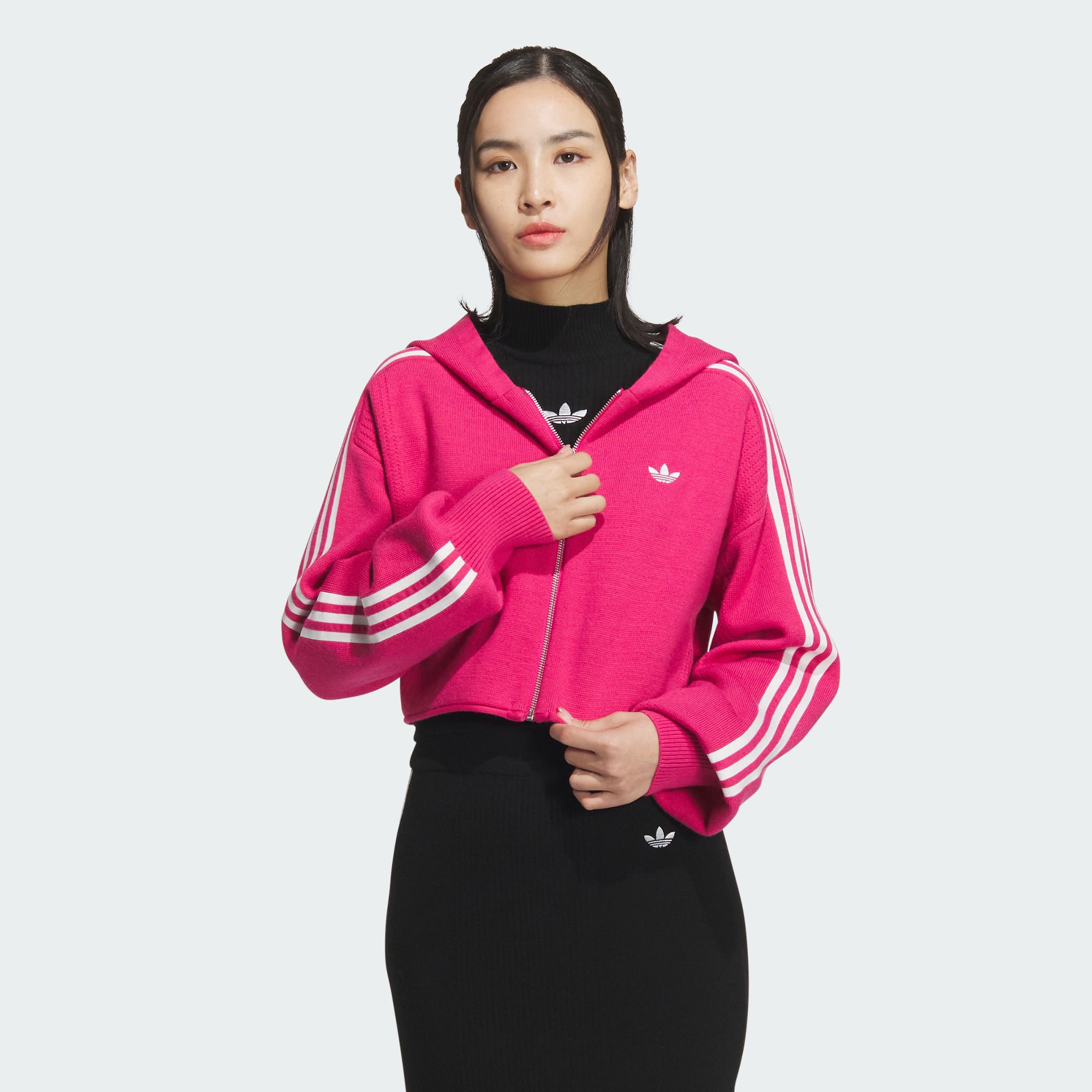 Женское худи adidas PREMIUM ZIPPER HOODIE JI7063