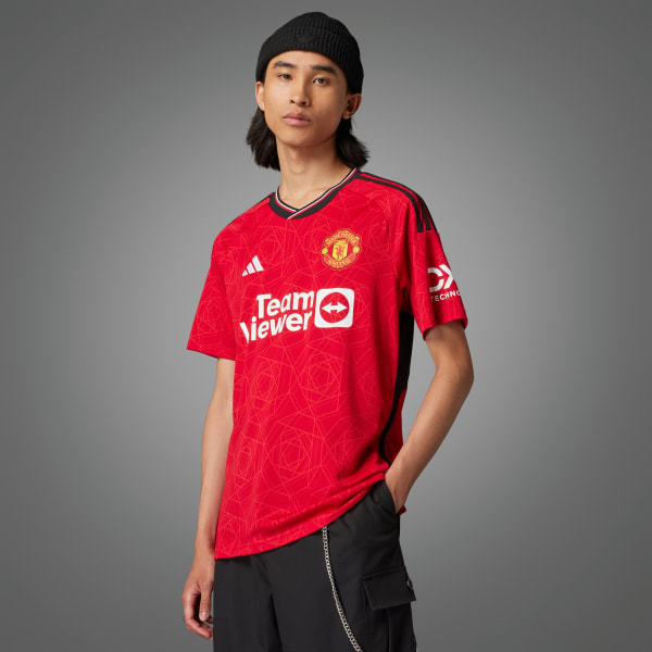 Мужская футбольная форма adidas Manchester United 23/24 Home Jersey (Красная)