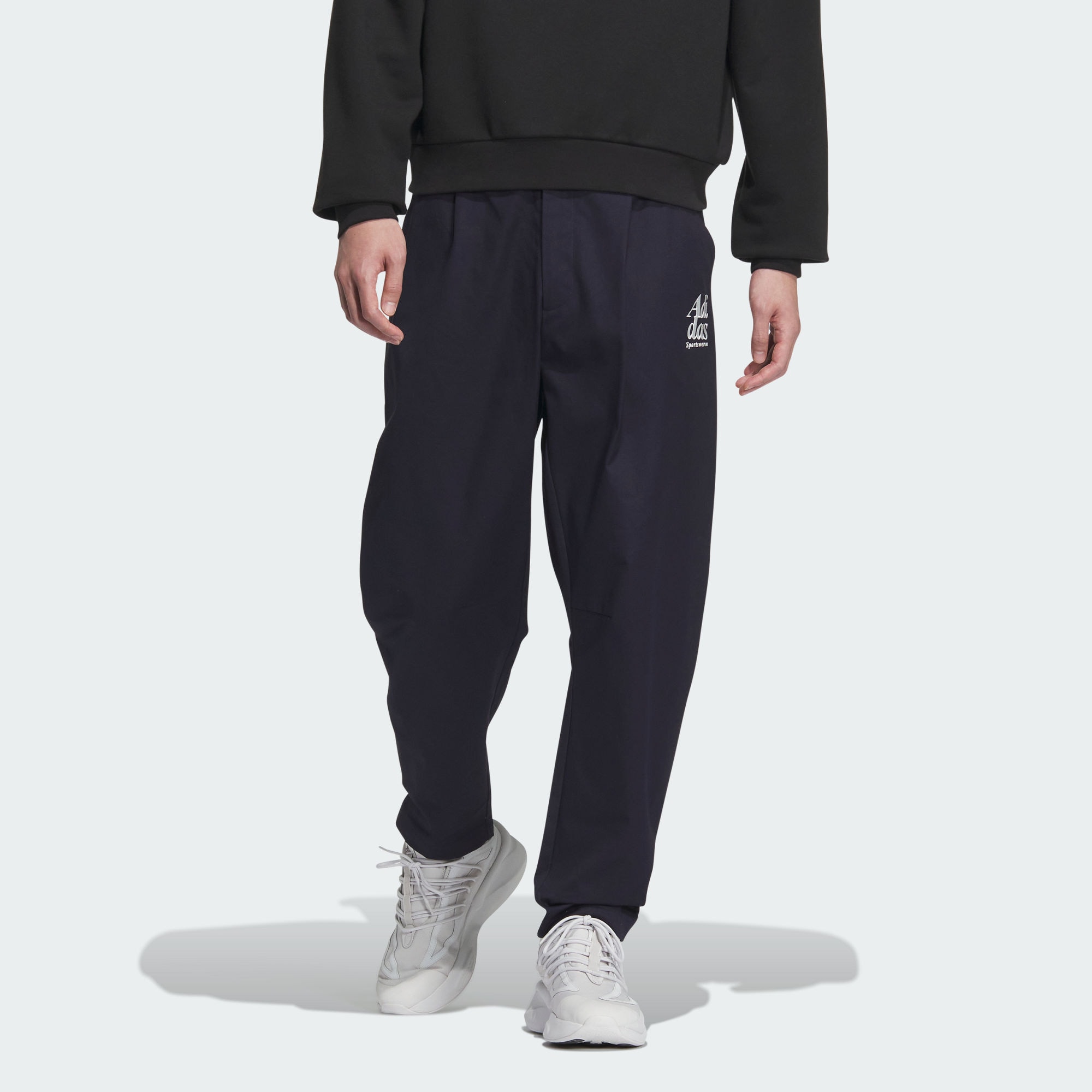 Мужские брюки adidas SMALL LOGO WOVEN PANTS синие