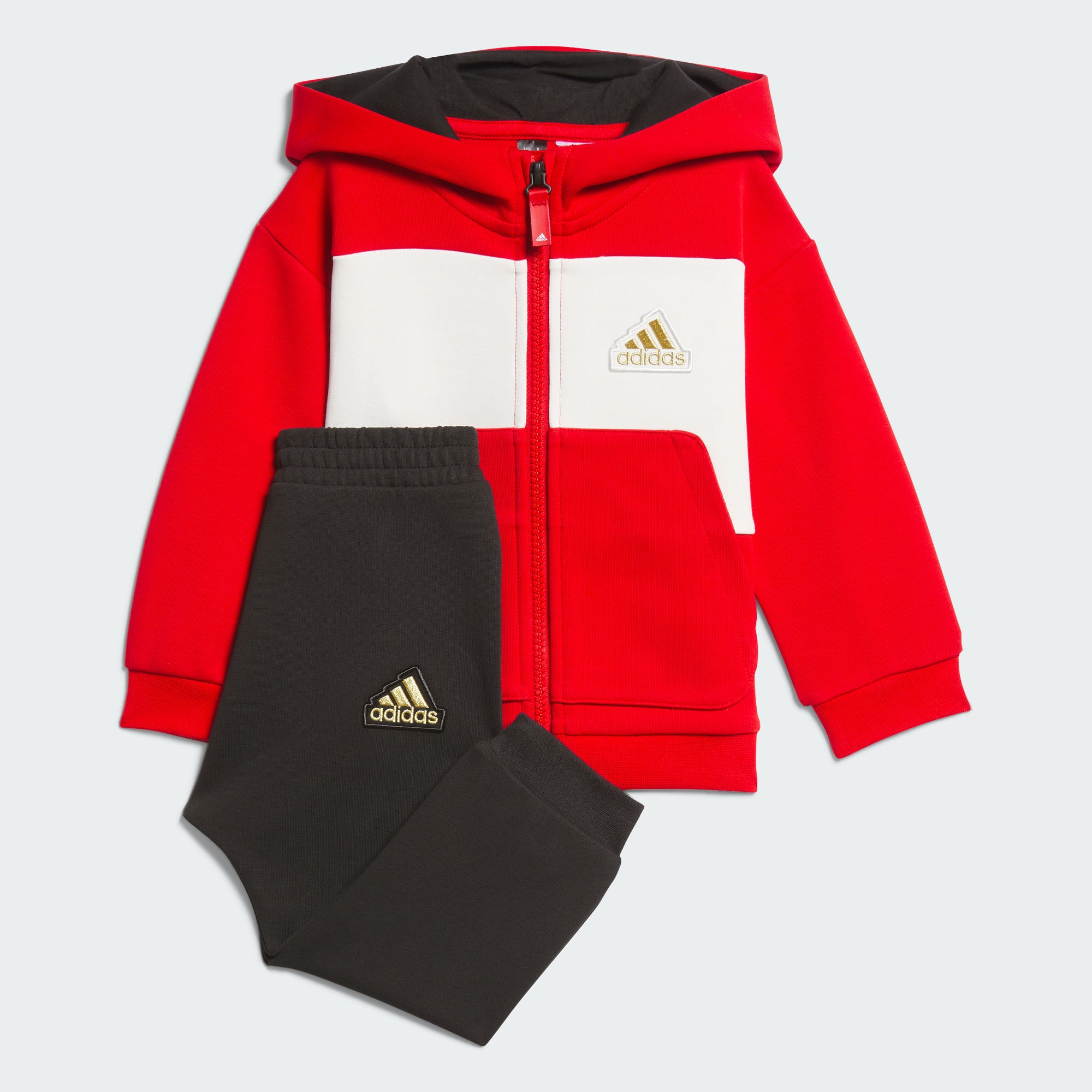 Детский костюм adidas PEMSLOU FULL-ZIP HOODED TRACK SUIT JF3881