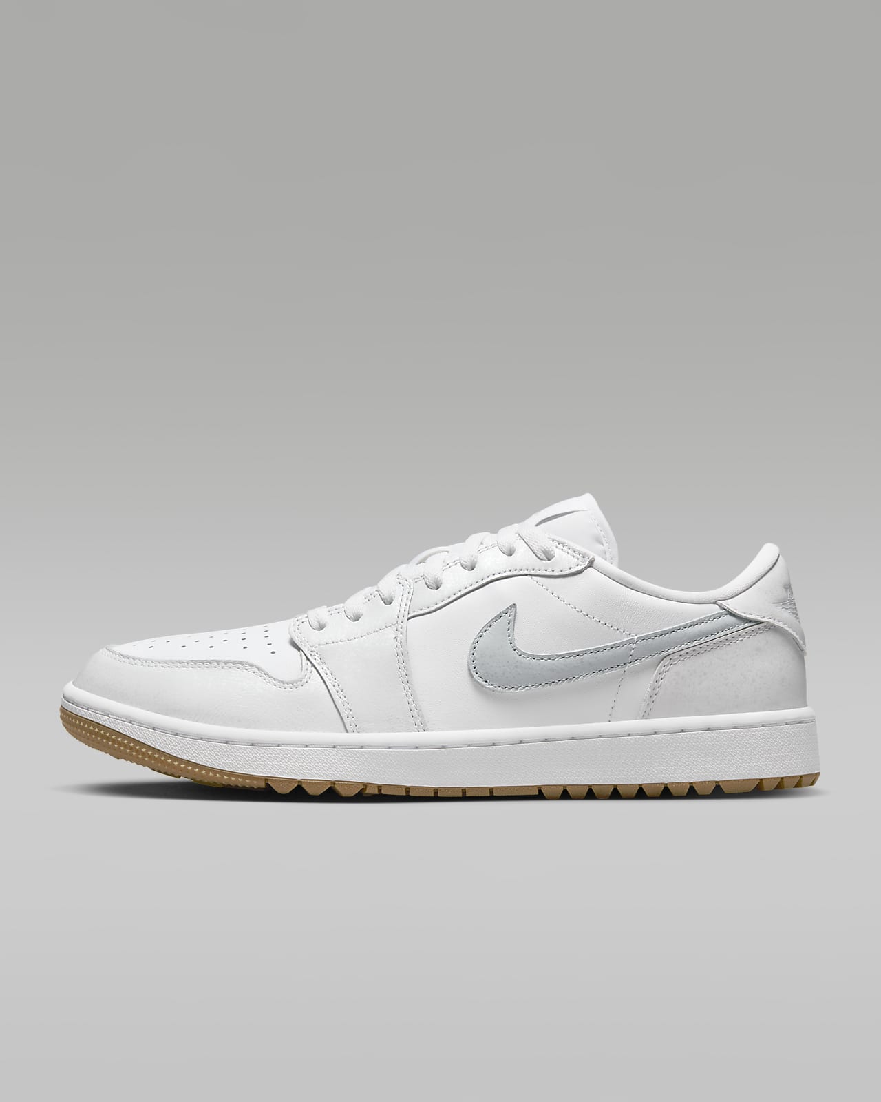 Мужские кроссовки nike Air Jordan 1 Low G белые