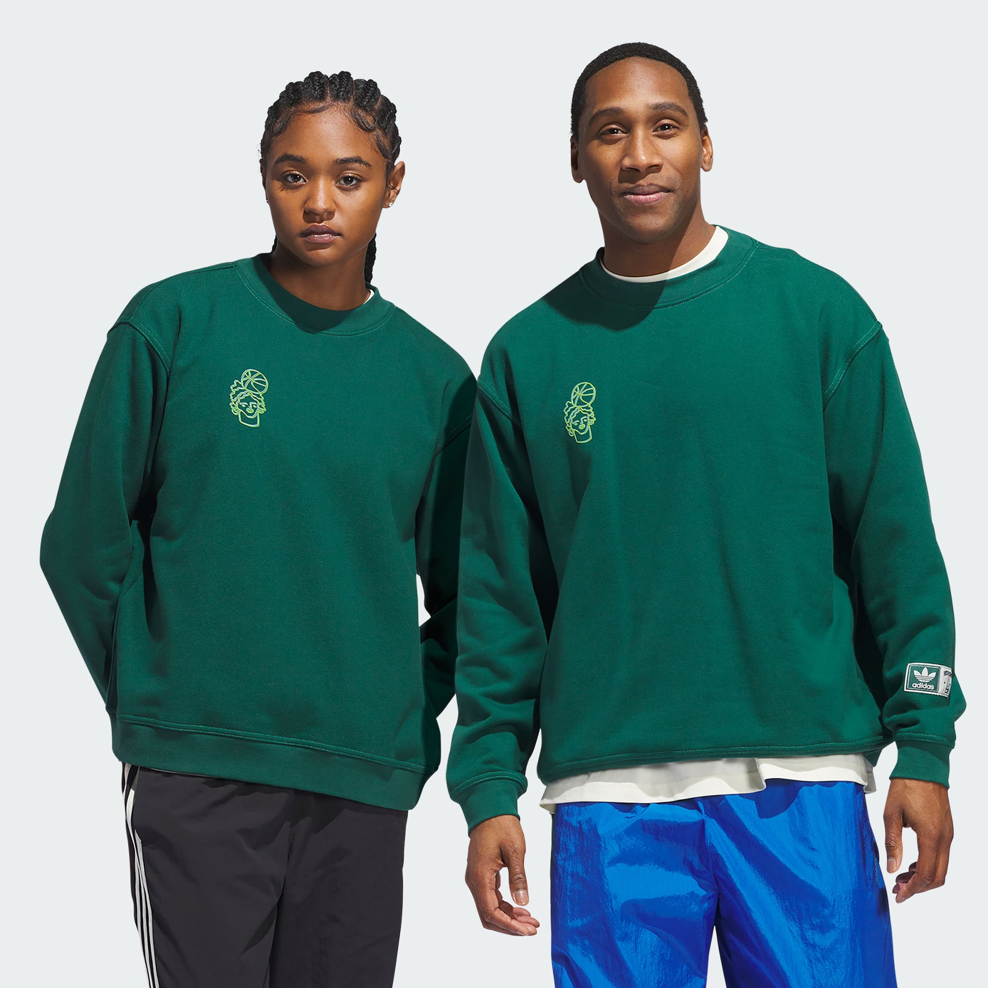 Свитшот adidas HOOP YORK CITY CREWNECK