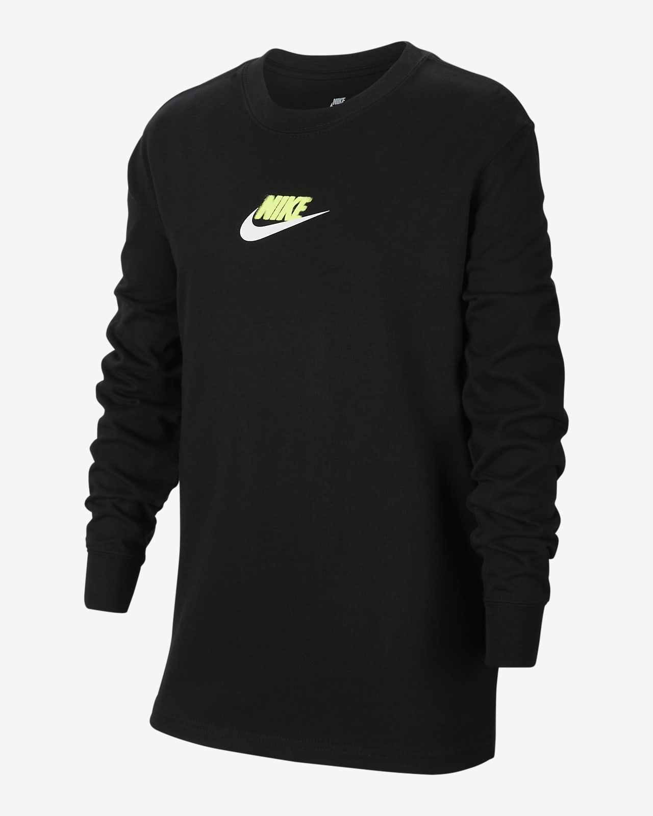 Детская футболка Nike Sportswear черная