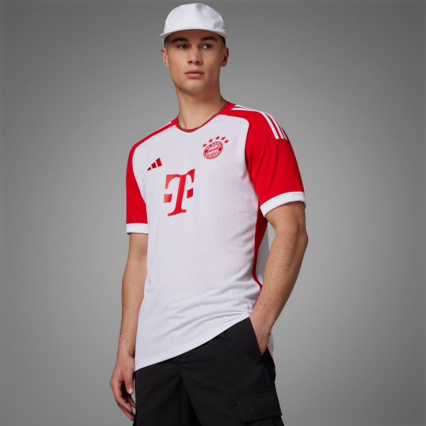 Мужская футбольная форма adidas FC Bayern 23/24 Home Jersey (Белая)