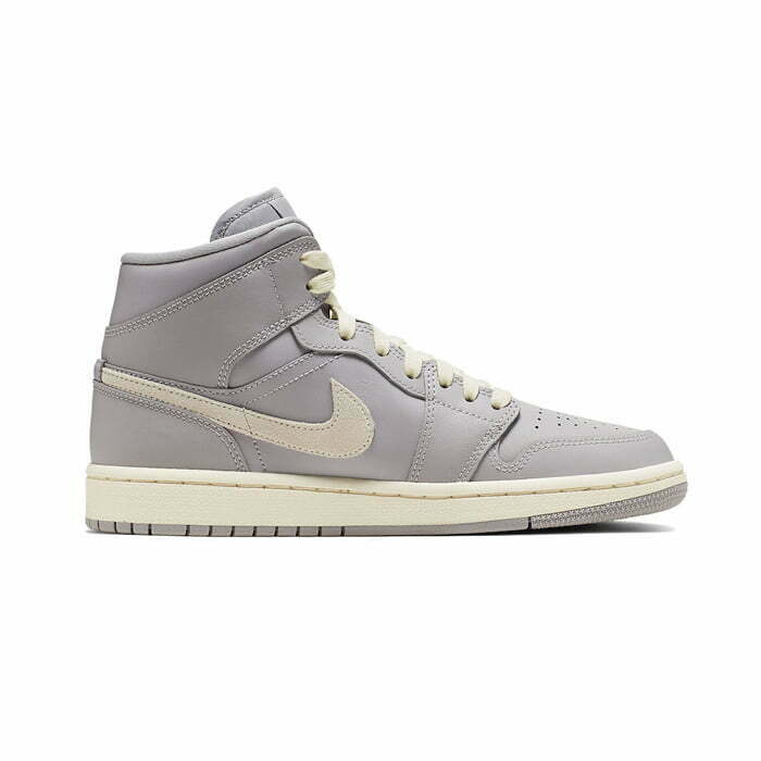 Кроссовки Nike Air Jordan 1 Mid Atmosphere Grey Pale Ivory (W)