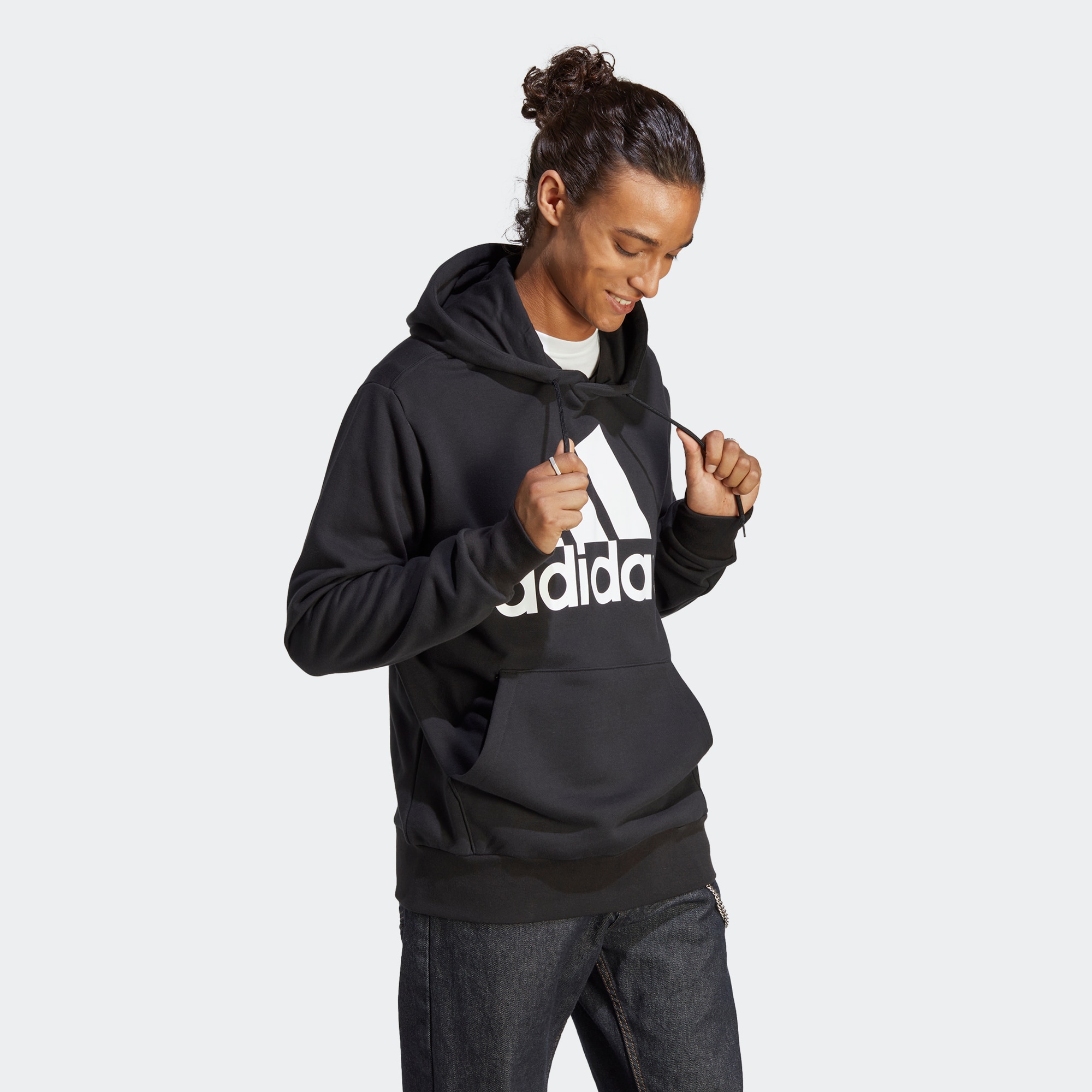 Мужское худи adidas ESSENTIALS BIG LOGO HOODIE