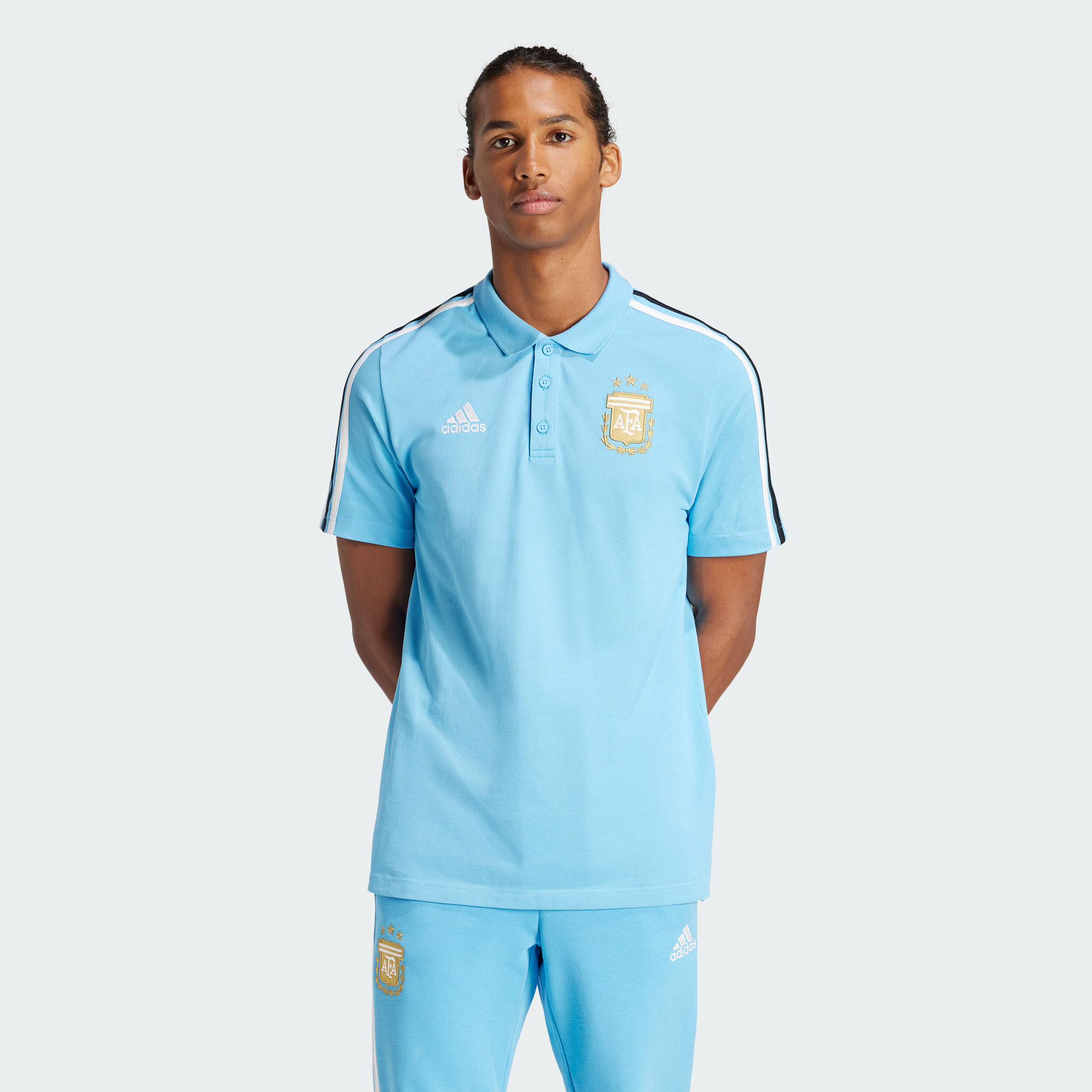 Мужская футболка adidas ARGENTINA DNA POLO SHIRT