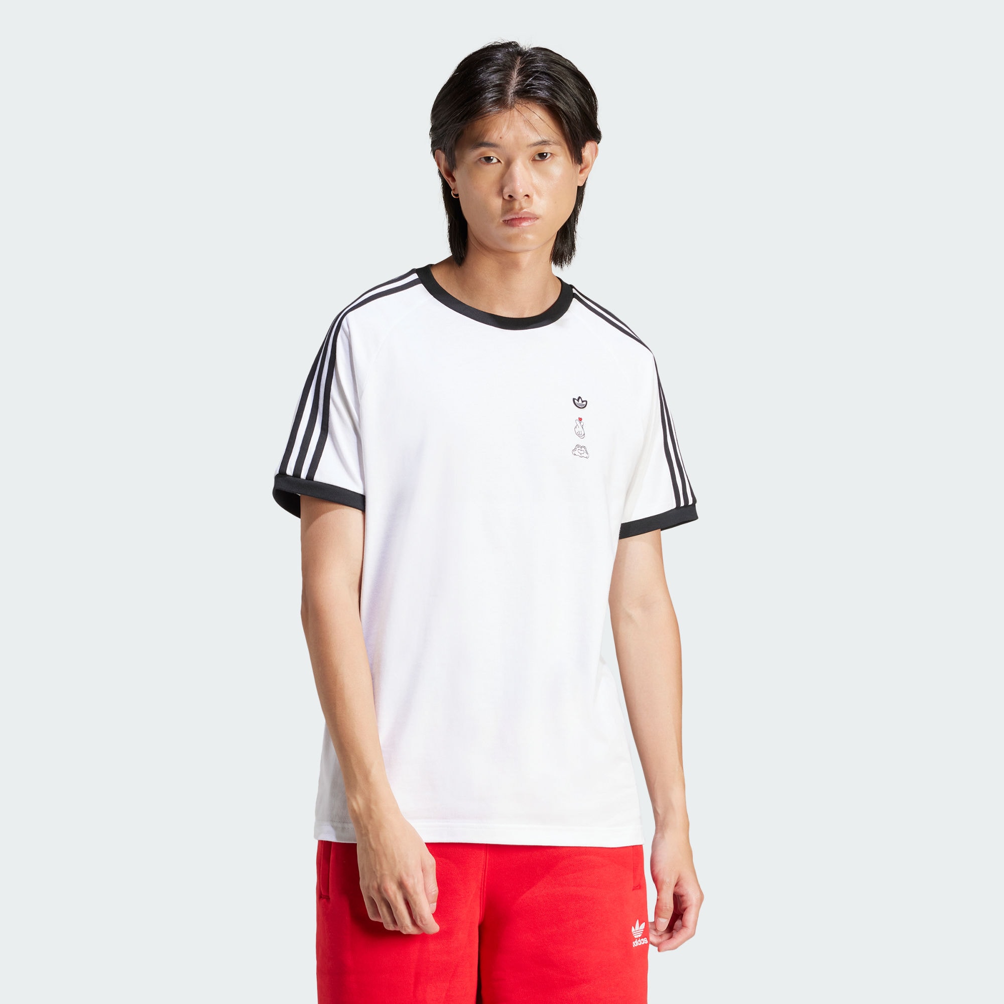 Мужская футболка adidas MICKEY MOUSE 3-STRIPES TEE белая