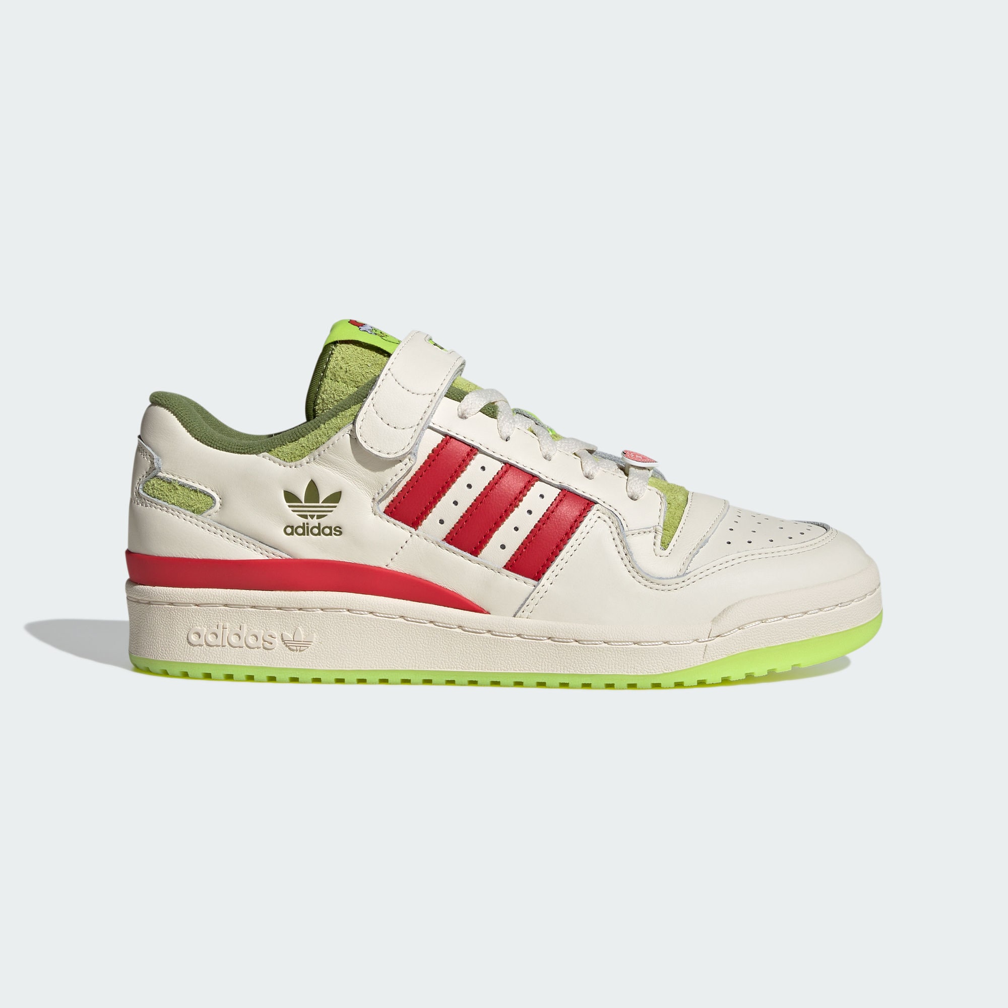 Мужские кроссовки adidas THE GRINCH X FORUM LOW SHOES