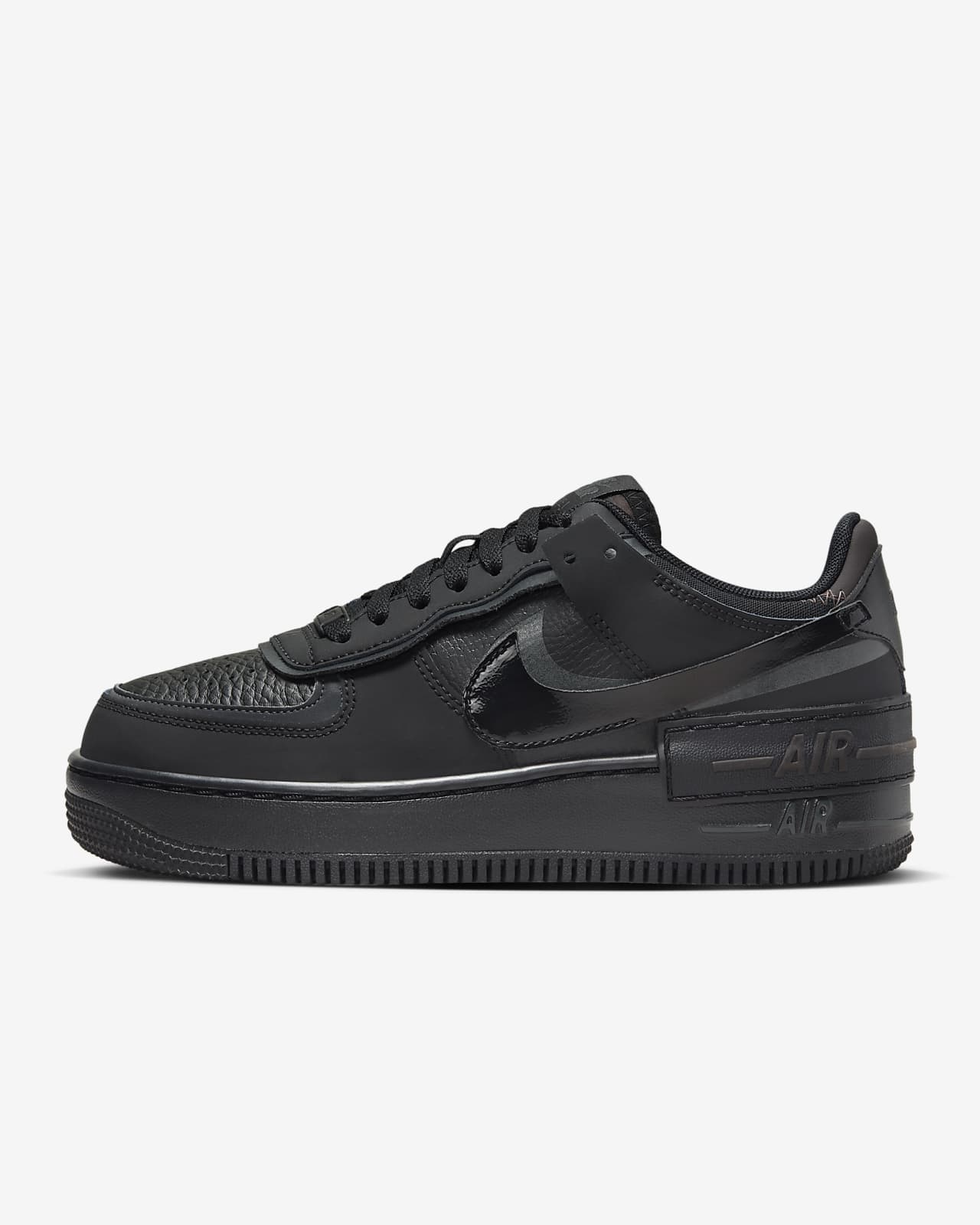 Женские кроссовки Nike AF1 Shadow черные