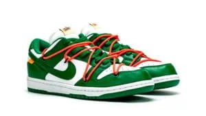 Green and discount white nike dunks