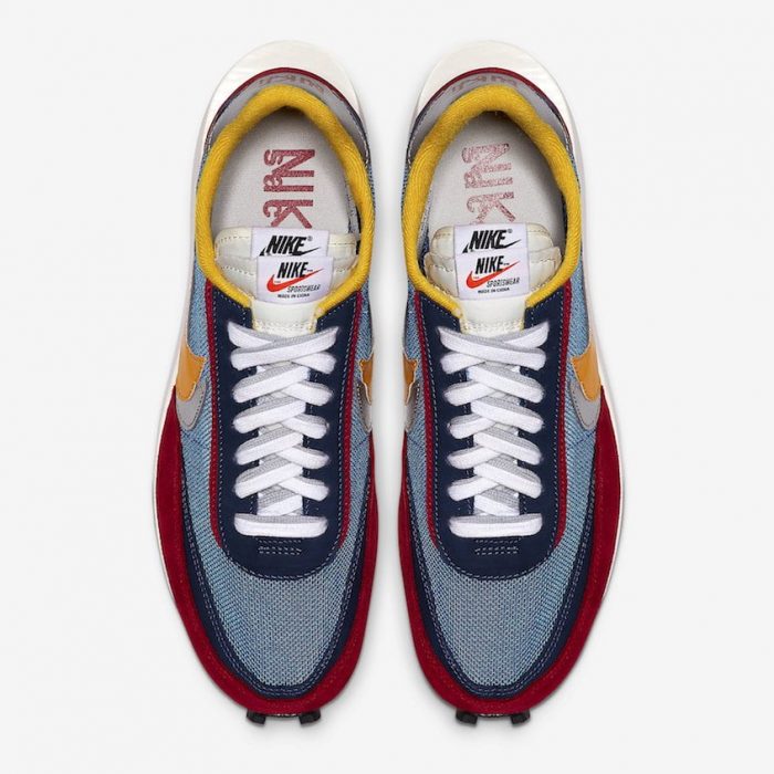 nike ld waffle sacai blue multi release date