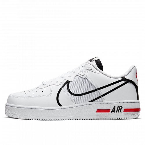 white red and black air force 1