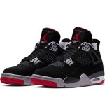 jordan 4 bred toe