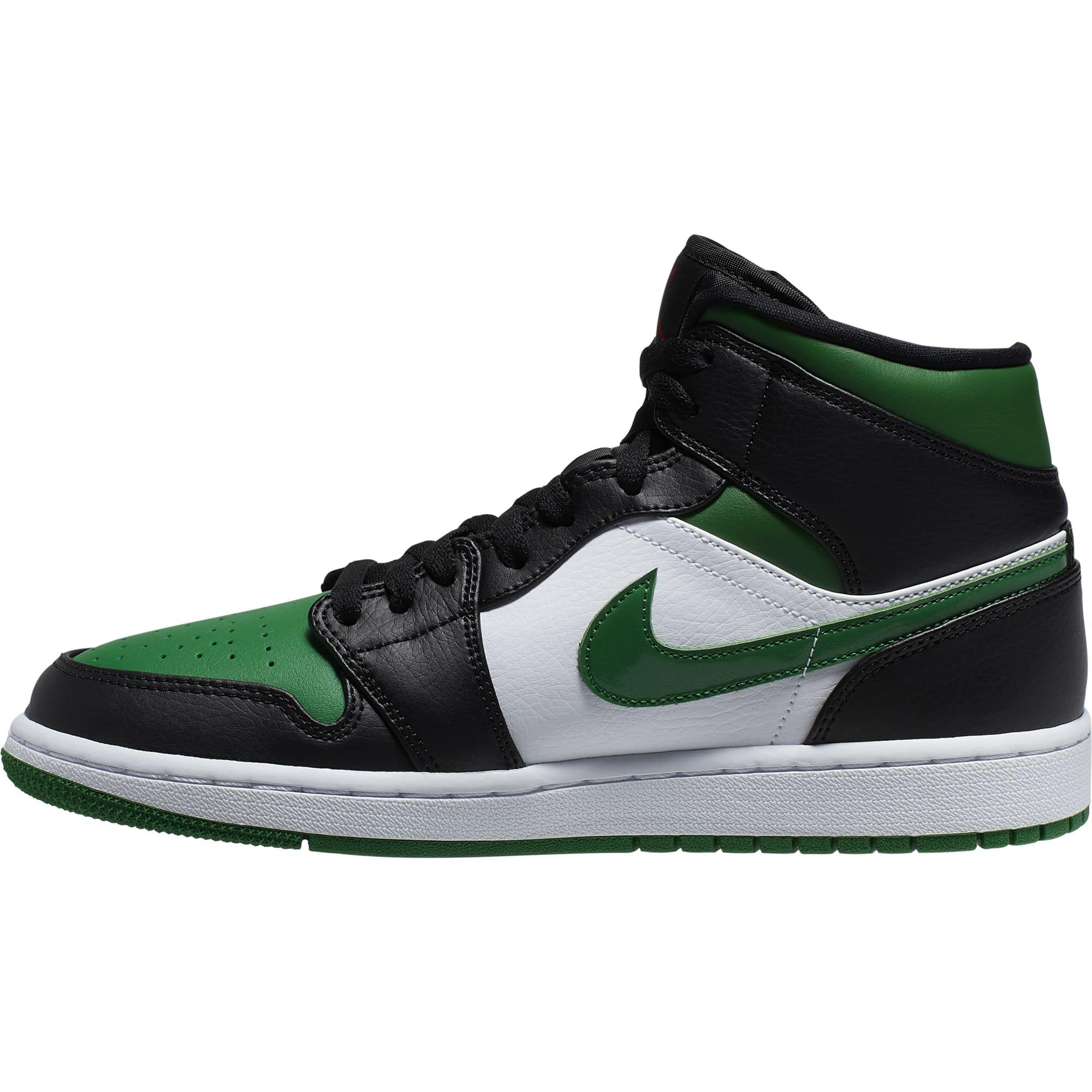 green black white jordan ones