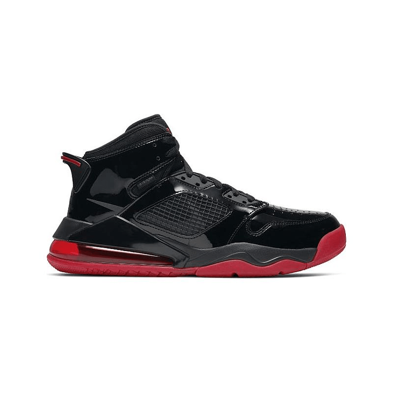 black and red air jordan shoes