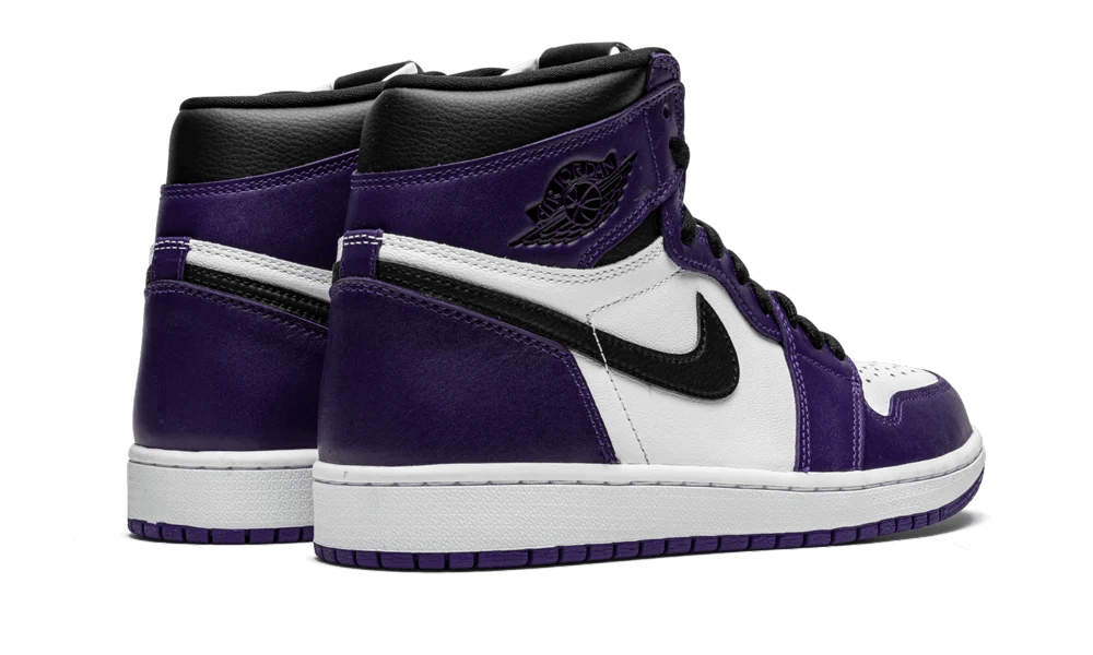 air jordans purple and white