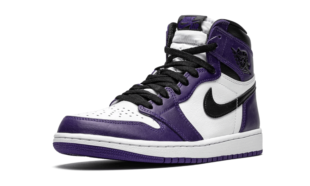 court purple jordan 1 size 5