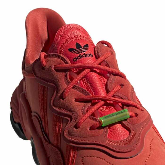 red ozweego shoes