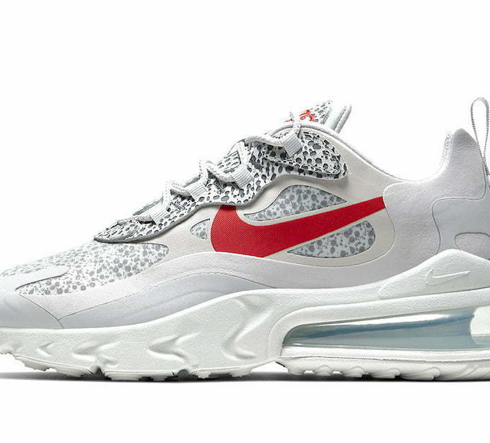 nike air max 270 react safari grey red