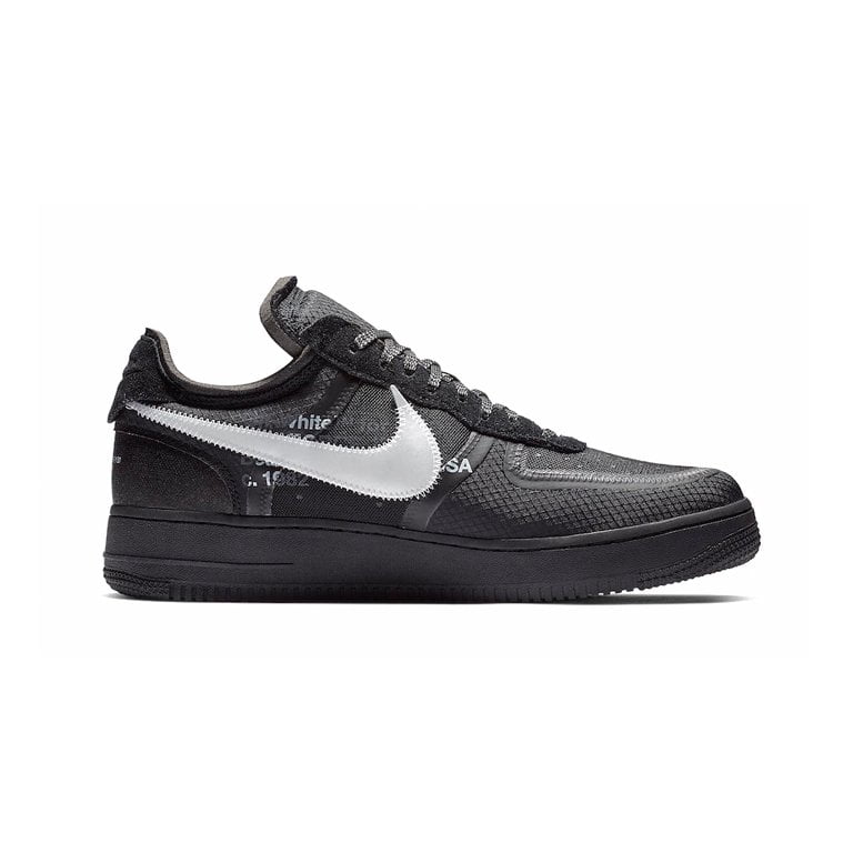 Air Force 1 Low Off-White Black White фото