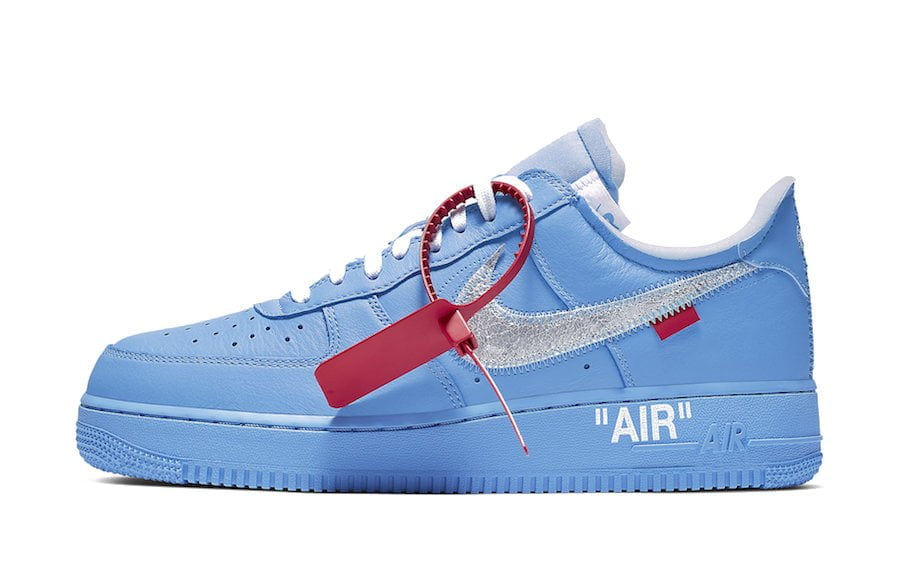 off white all blue air force 1