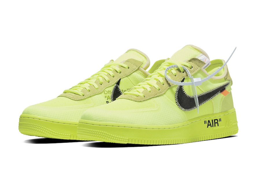 air force 1 off white volt release date