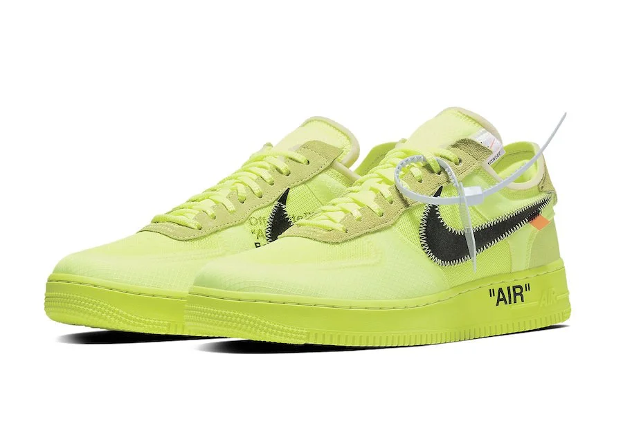 NIKE Air Force 1 Low Off-White Volt 28.5