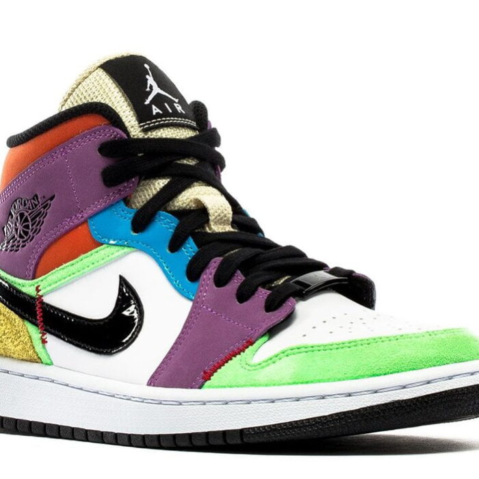 air jordan 1 mid se multicolor