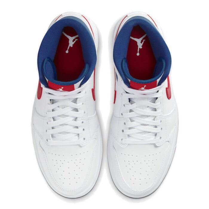 air jordan white red royal