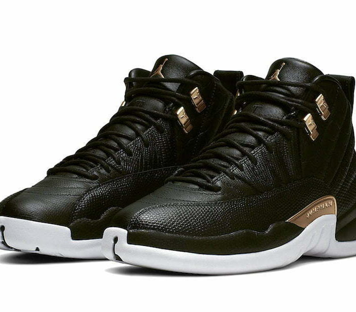 white black gold 12s