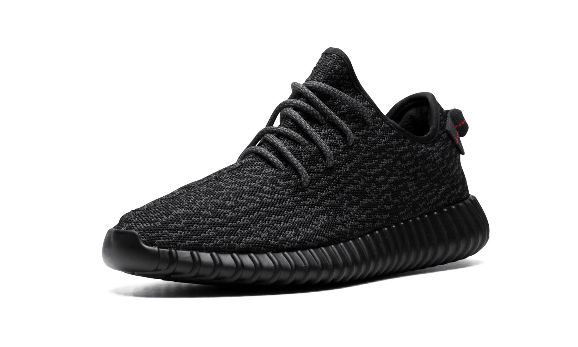 black and gray yeezy 350