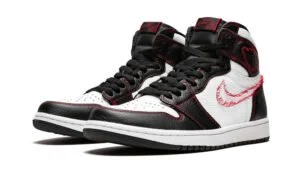 Nike air jordan 1 retro high 2024 red black white