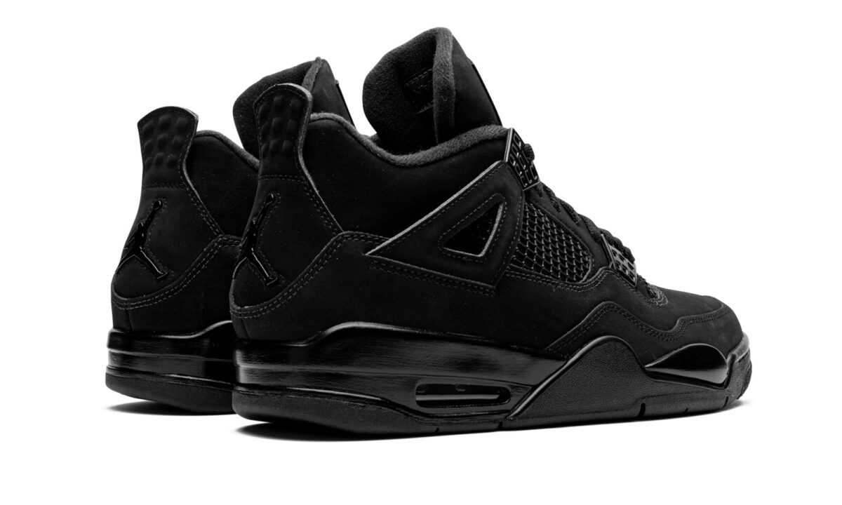 air jordan 4 retro black car