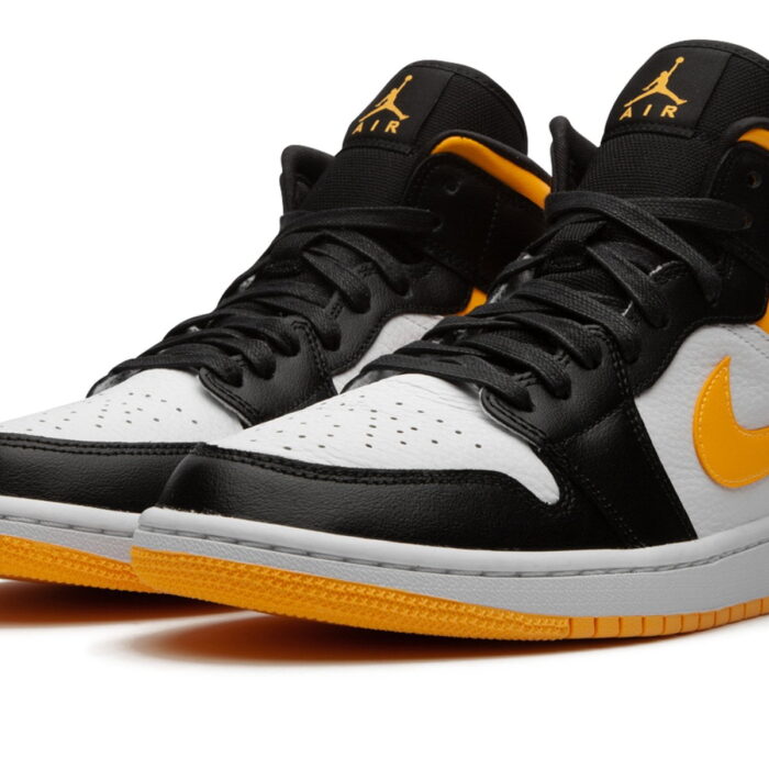 jordan 1 mid black laser orange