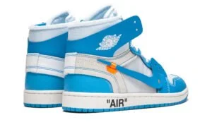 Nike Air Jordan 1 Retro High Off White University Blue AQ0818 148 MYREACT.ru