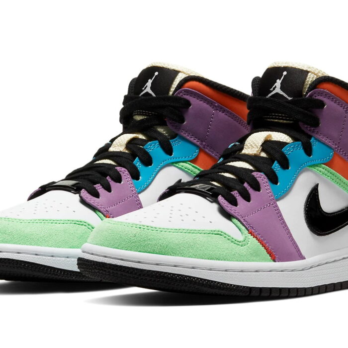 air jordan 1 mid se multicolor