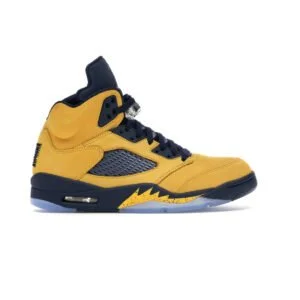 Yellow and black store jordan 5