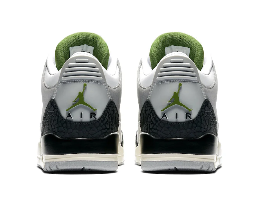 Кроссовки Nike Air Jordan 3 Retro Chlorophyll 136064-006 купить в