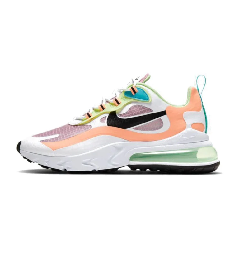 Nike air max 270 shop react black and pink